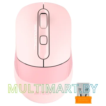 Мышь A4Tech Fstyler FB10C (розовый) картинка 2